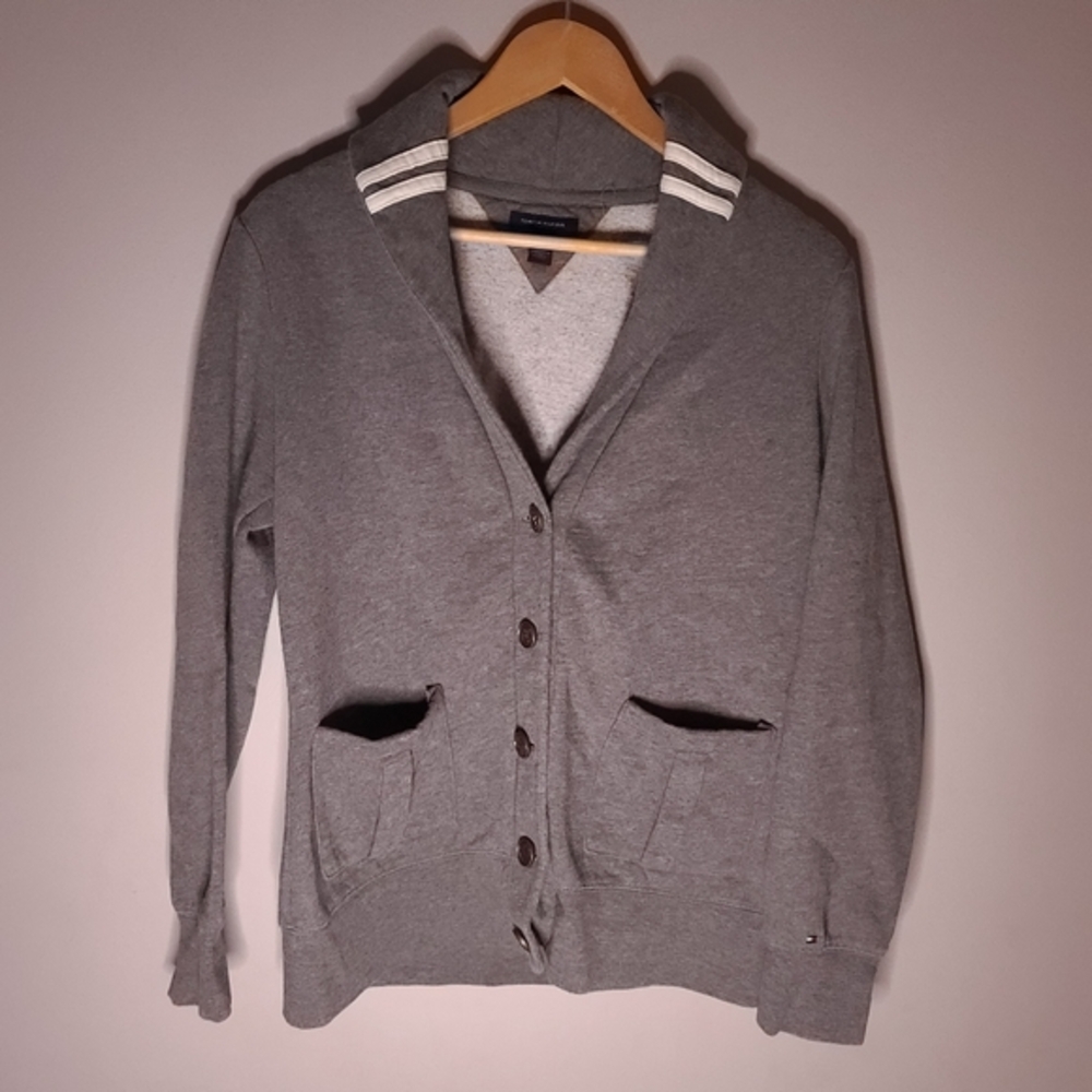 Tommy Hilfiger varsity style cardigan‎ large